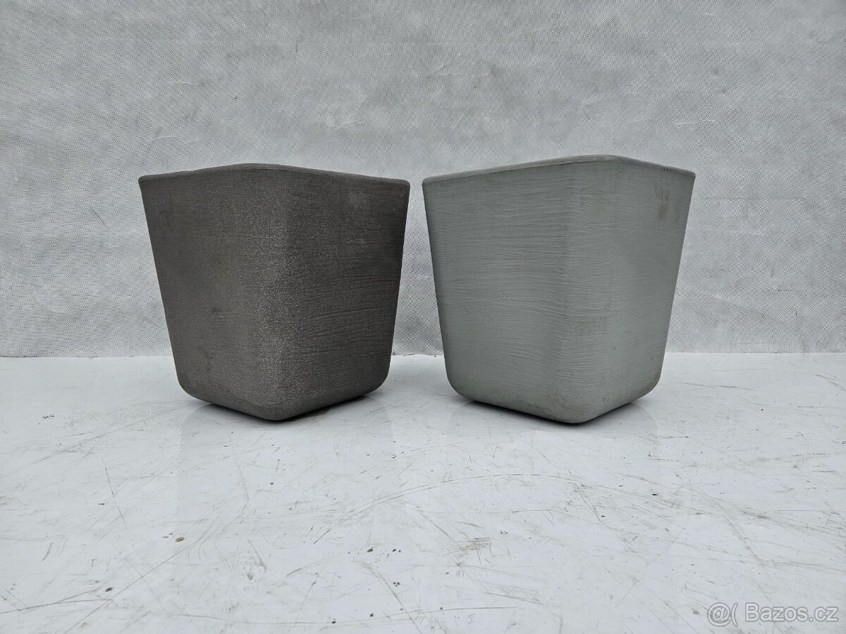 Květináče plastové venkovní, obal na květiny - 5