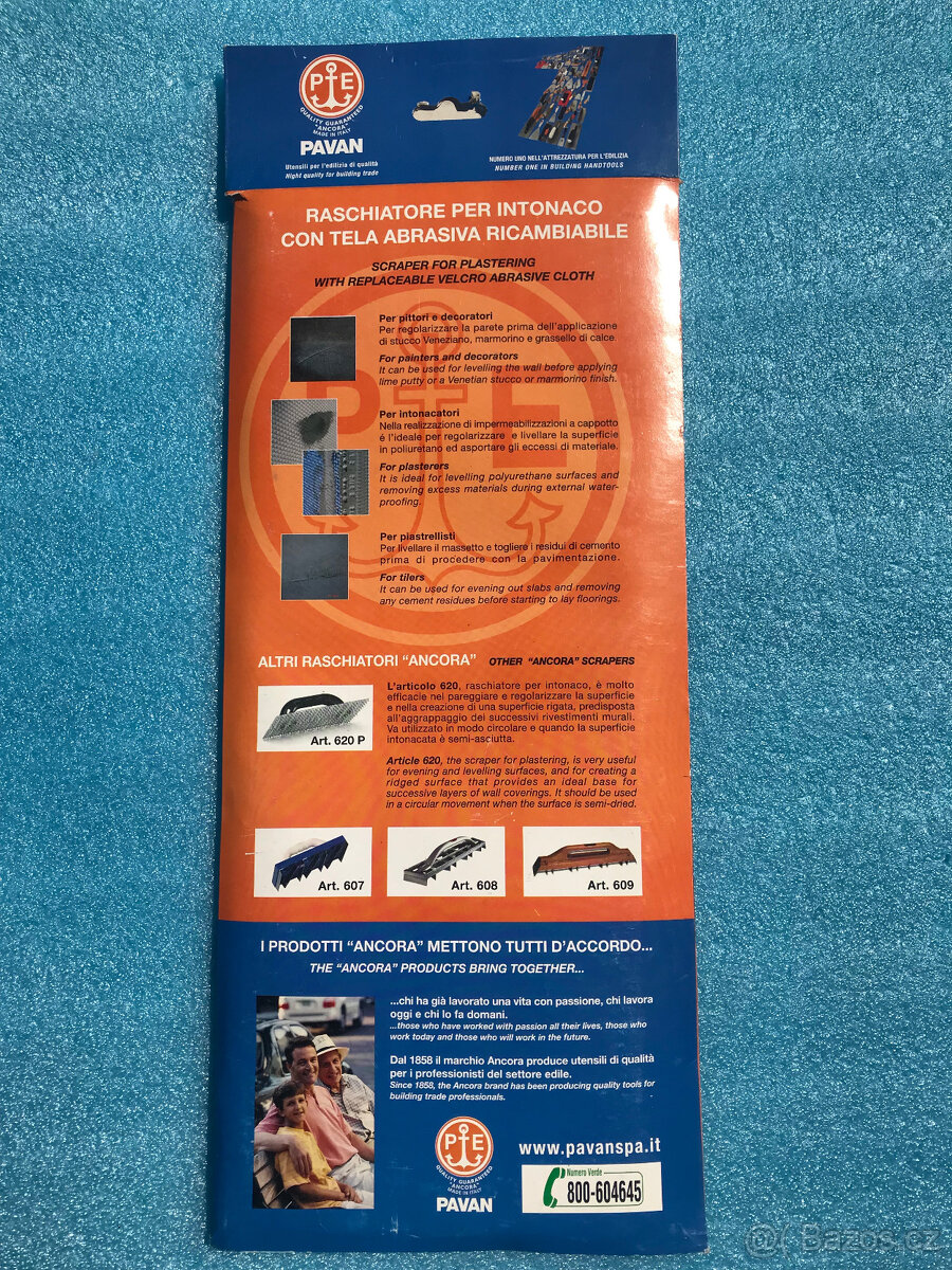 Nové 3 brusné pláty PAVAN 622R (40 cm x 16 cm) - 5