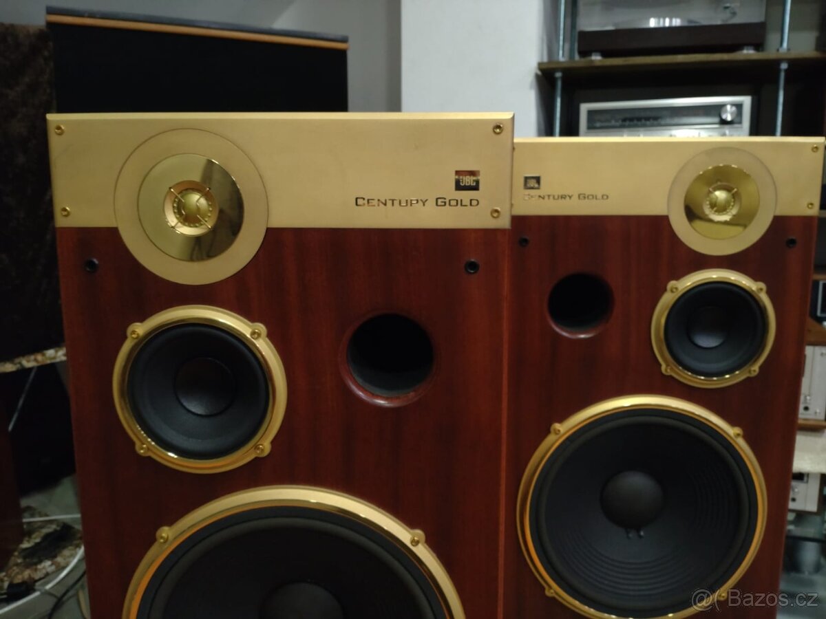 reproduktory JBL Century Gold + orig. stojany - 5