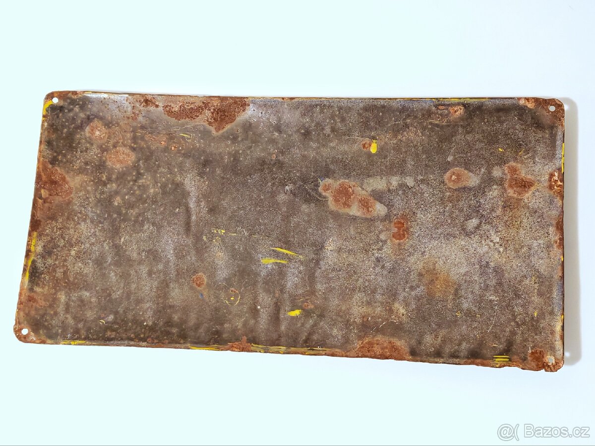 Stará smaltovaná cedule - 5