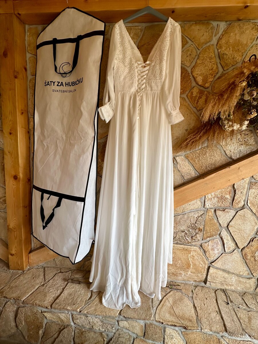 Boho svatební šaty - 5