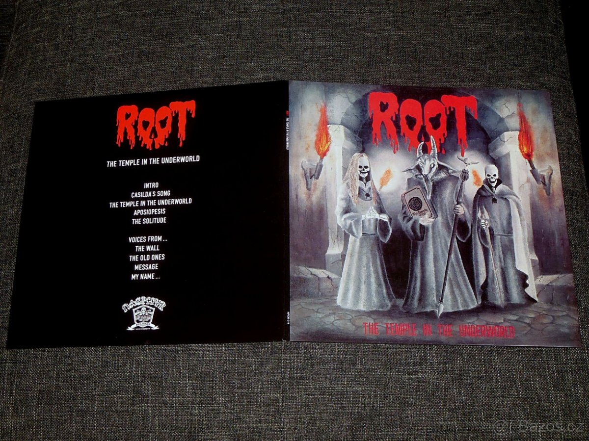 LP + 7" Root - The Temple In The Underworld (1992) + SLIPMA - 5