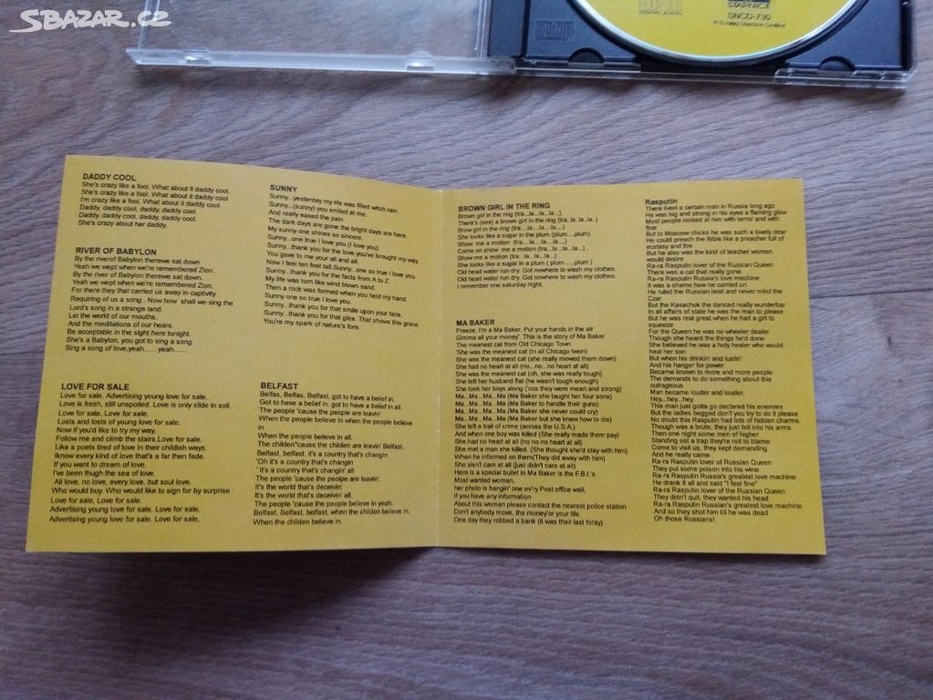 Raritní Boney M. The Best Of (Hong Kong) - 5