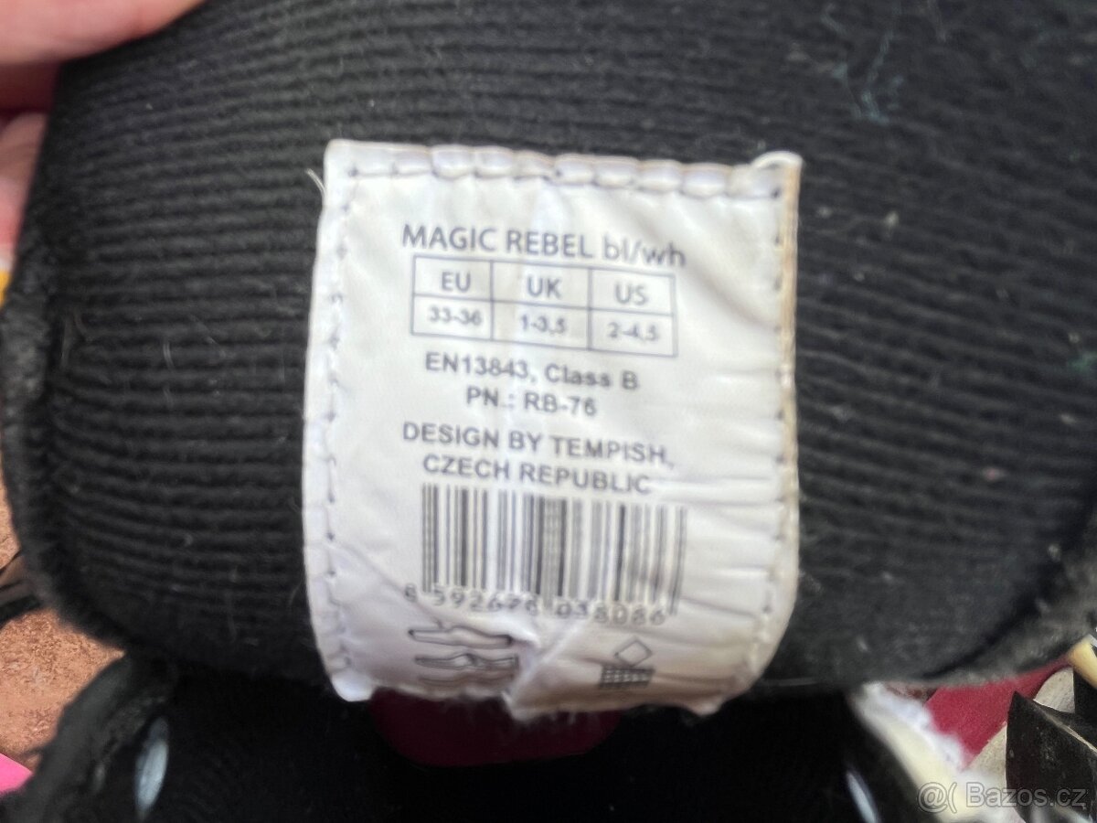 Kolečkové roztahovací brusle Tempish, vel. 33-36 - 5