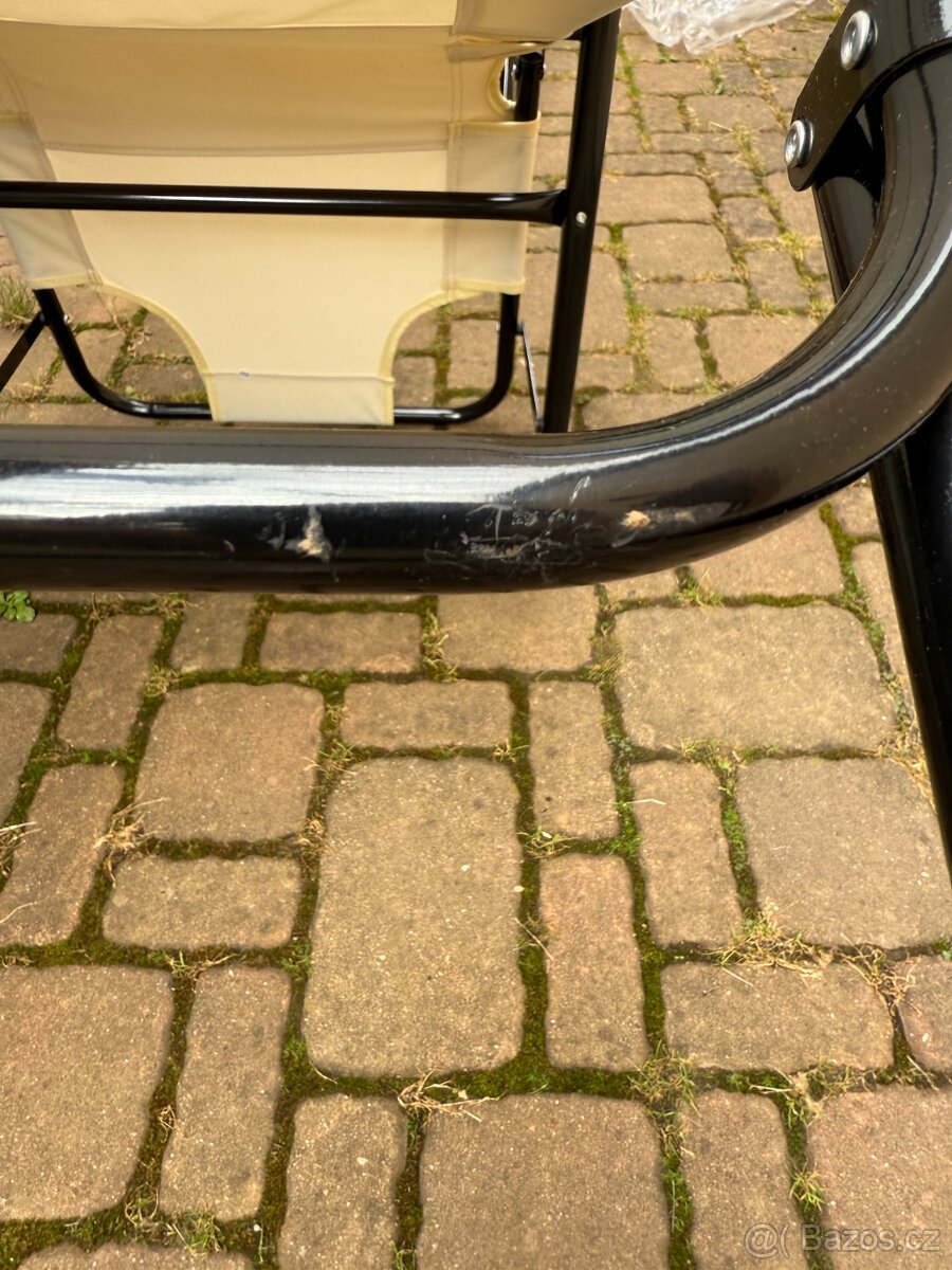 Zahradní lehátka skladací Béžové + Šedé - 5