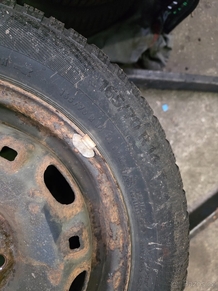 ZIMNÍ SADA 5X100 165/70R14 M+S - 5