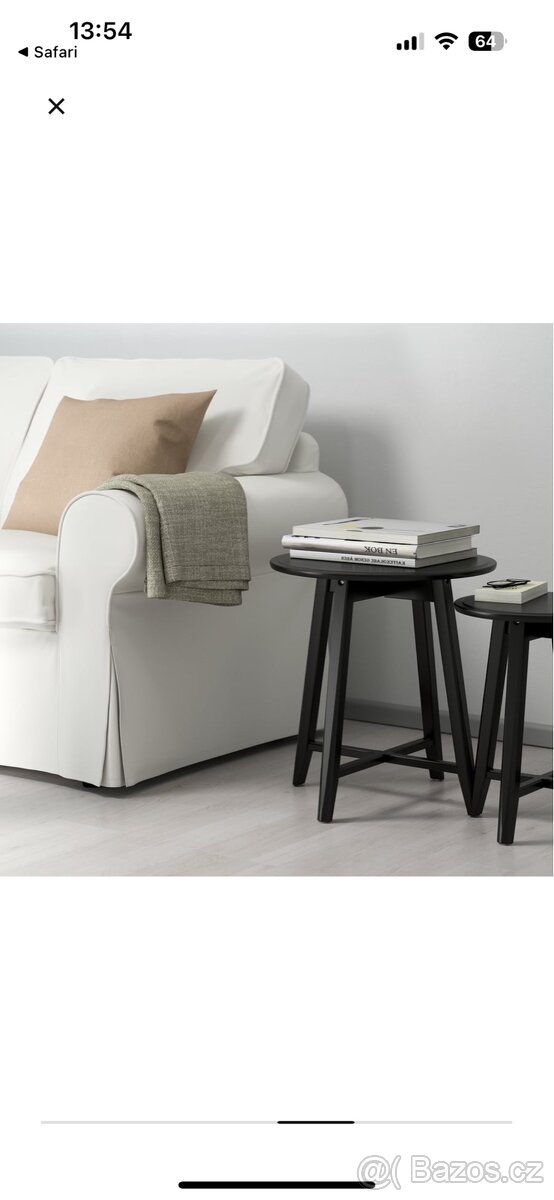 Kulatý stolek Kragsta IKEA - 5