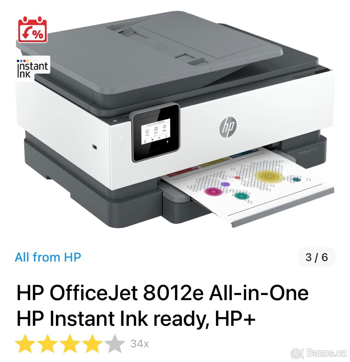 HP All in One 8012e tiskárna s novým inkoustem - 5