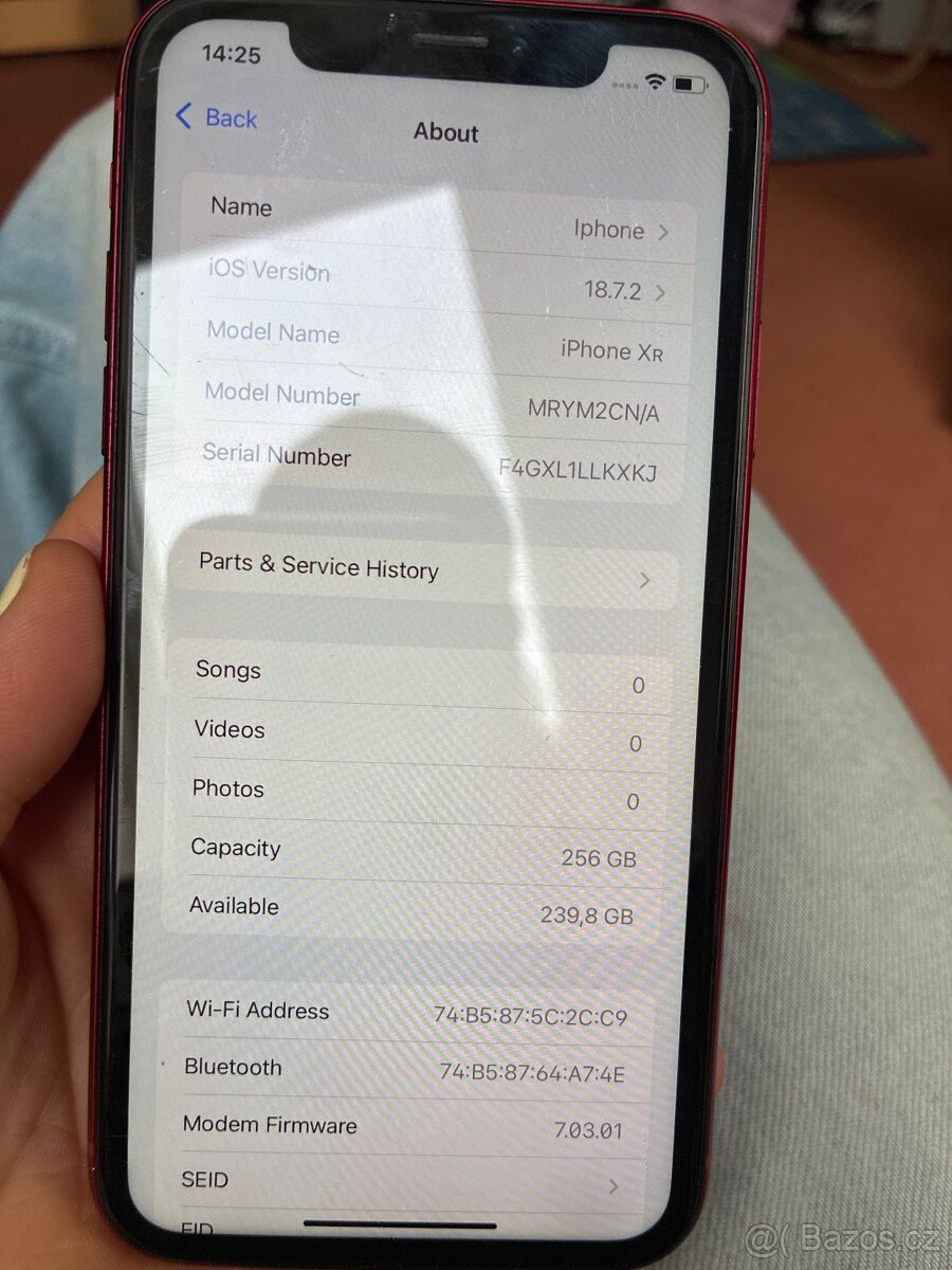 iphone Xr, červená, 256 GB - 5