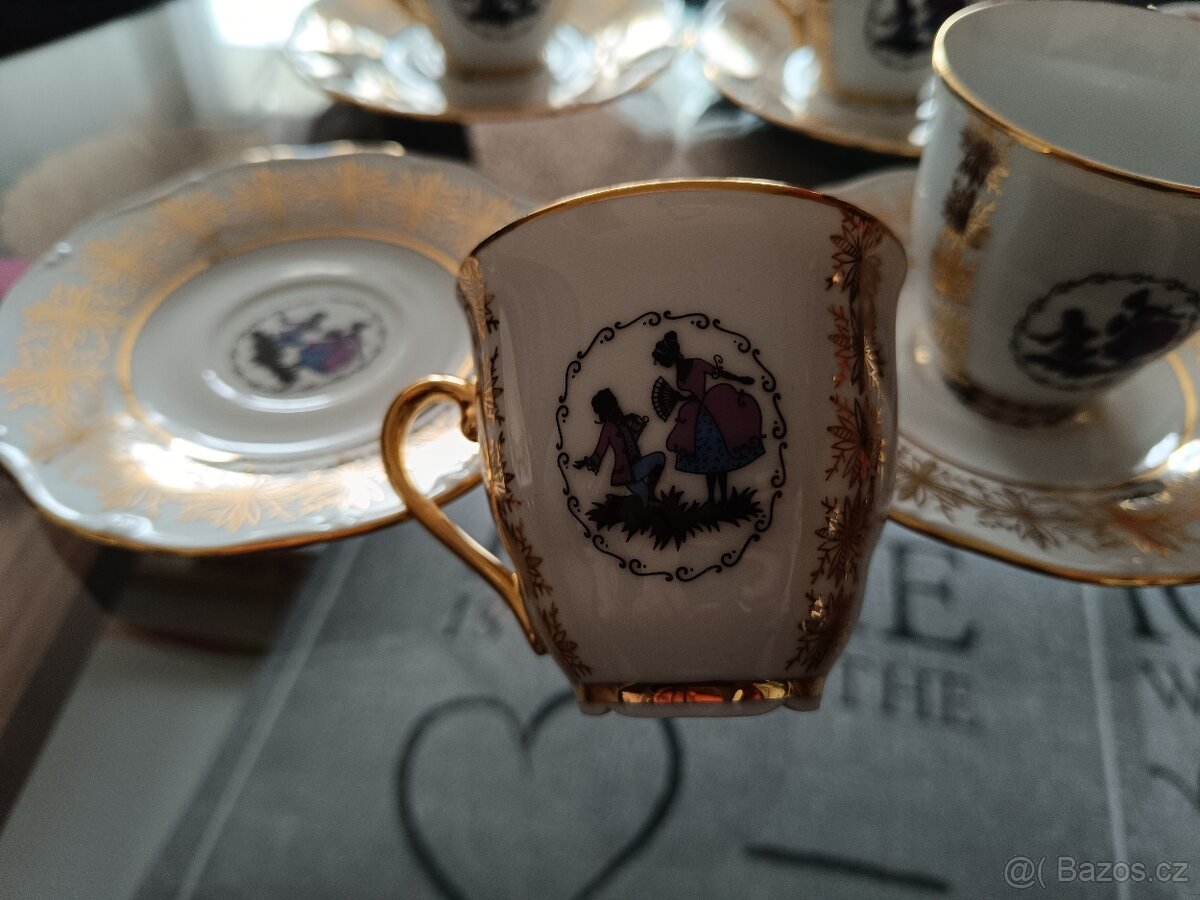 Sada porcelánových hrnecku - 5