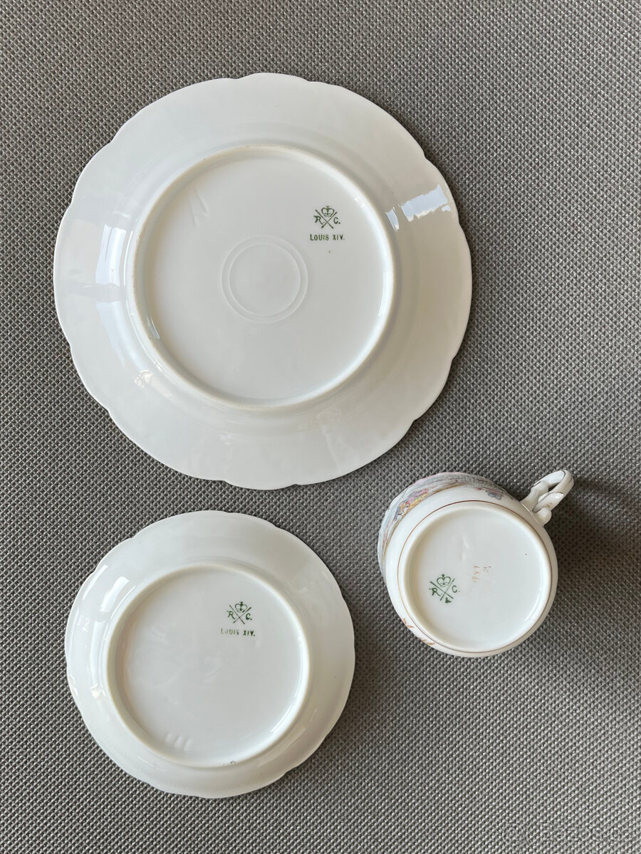 Rosenthal Starožitná snídaňová sada Louise XIV 1891-1906 - 5