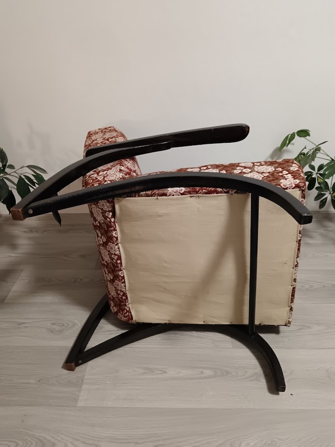 RETRO set - 60. léta - rozkládací gauč + 2 křesla - 5