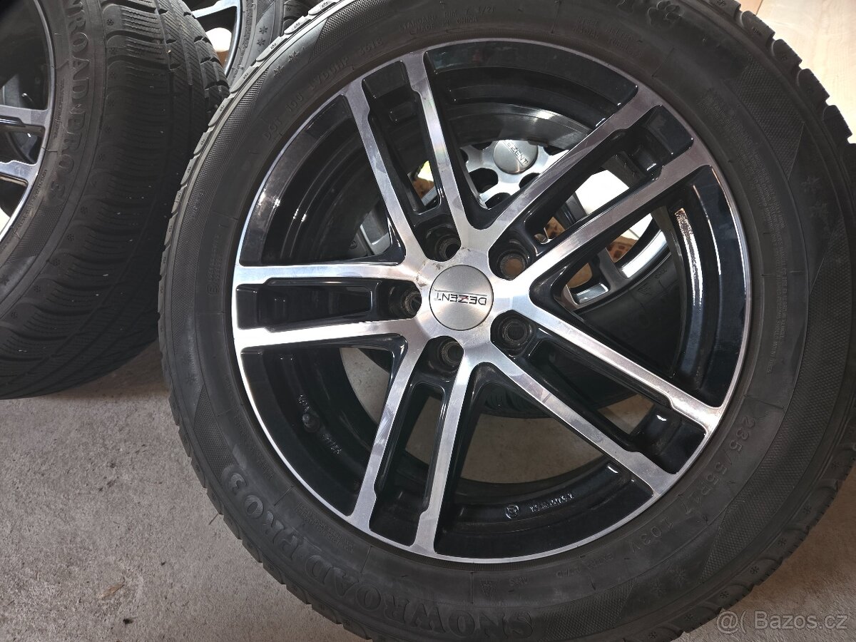 Prodam ALU kola DEZENT+pneu 235/55/17 - 5