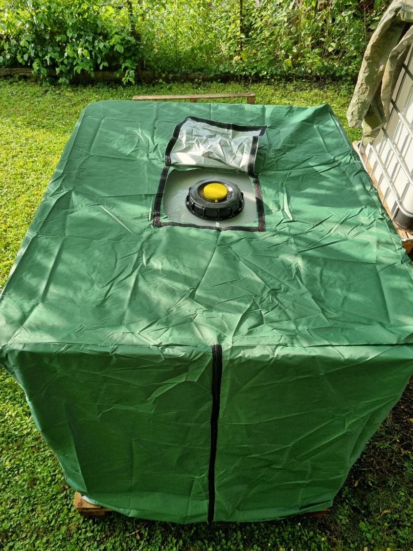 Super IBC jednou použitý, vypláchnutý, čistý s obalem a filt - 5