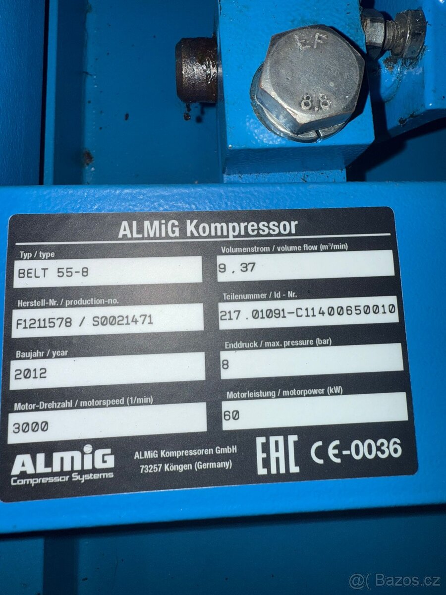 Šroubový kompresor ALMiG Belt 55-8 - 5