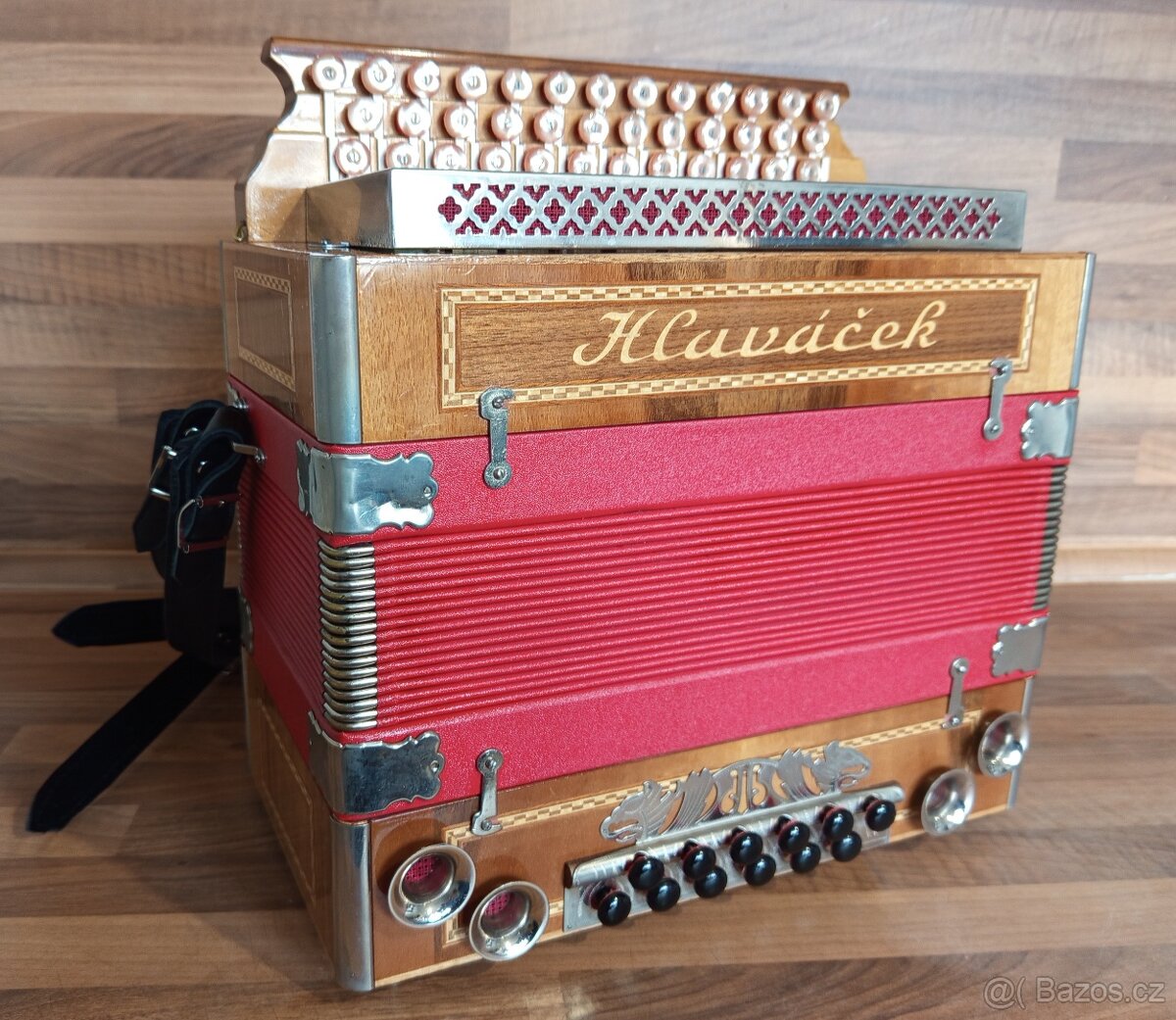 Heligonka (harmonika,akordeon) Hlaváček, jak NOVÁ - 5