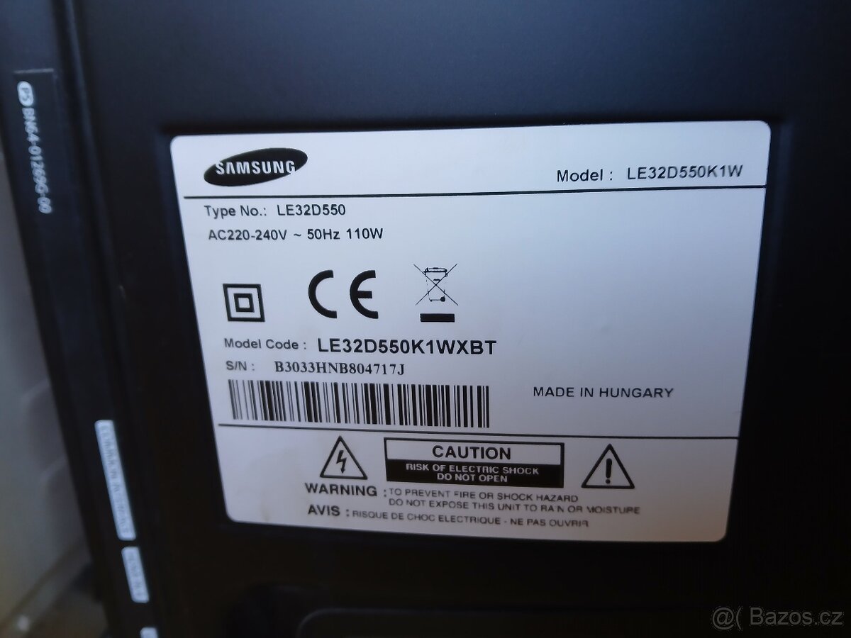 32" TV samsung LE32D550 - 5