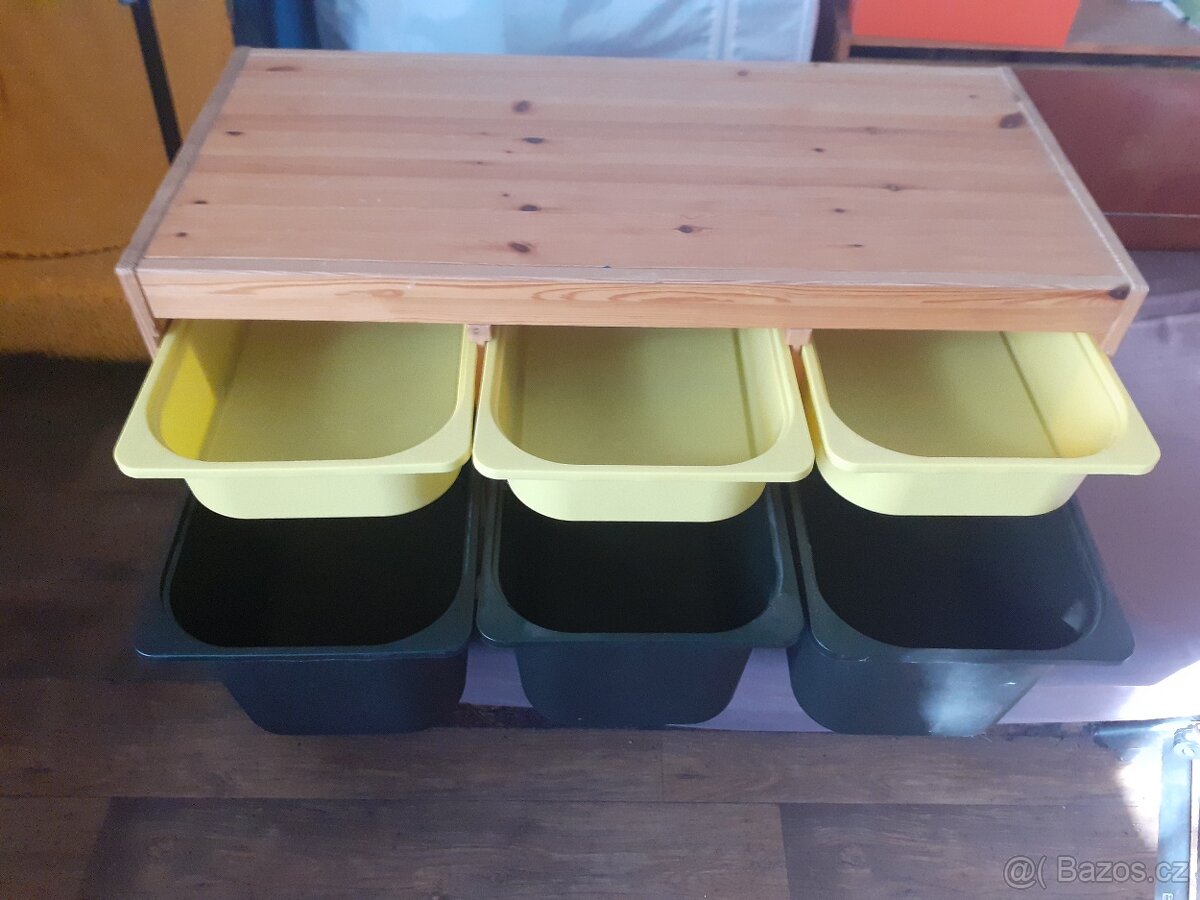 Ikea úložná sestava Trofast borovice. - 5