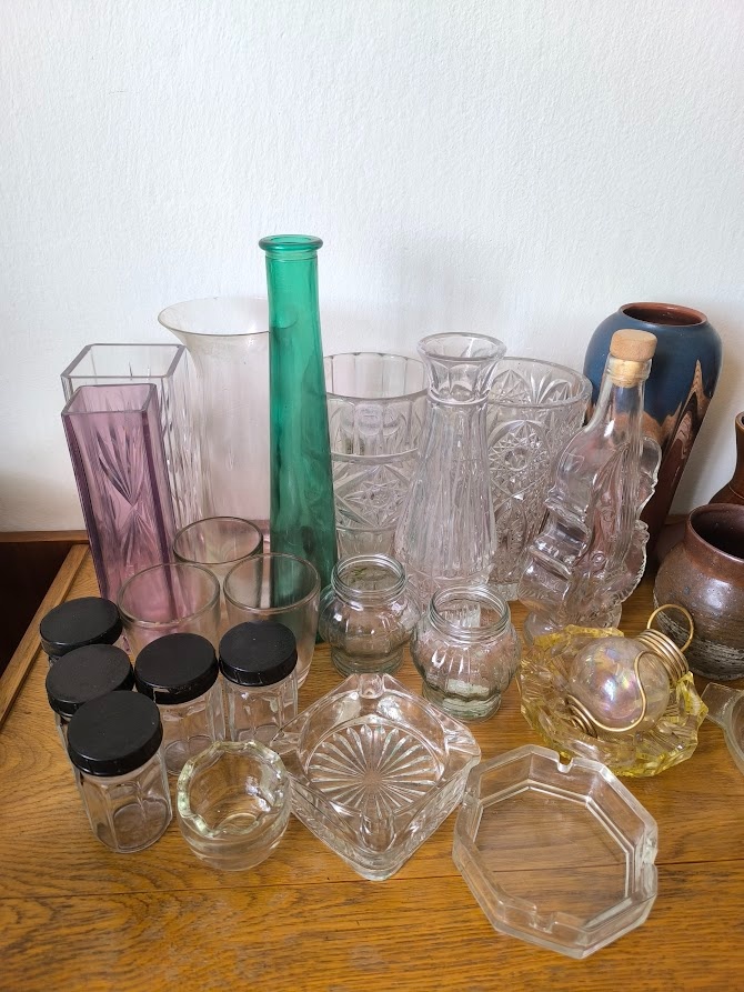 Skleněné Vázy, keramika - 5