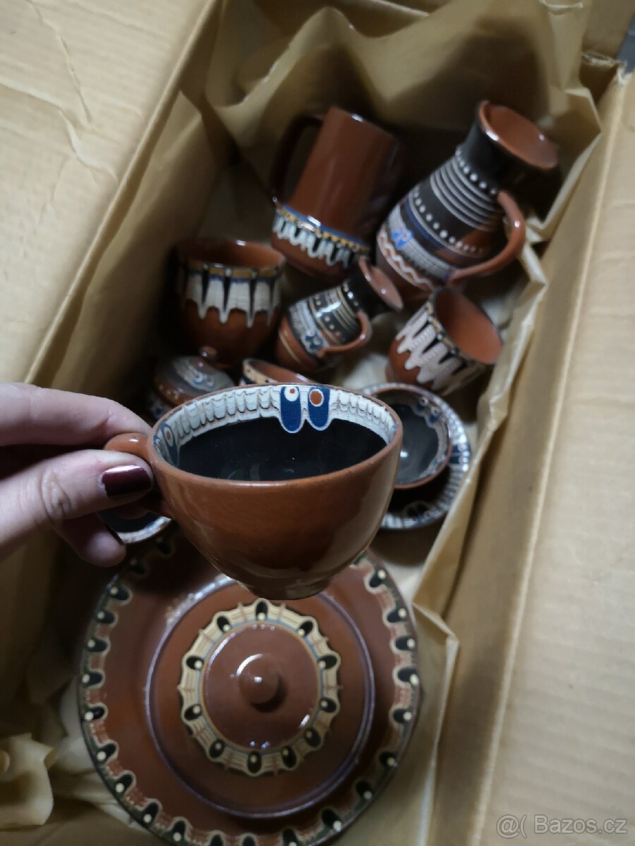 Sada malované keramiky - 5