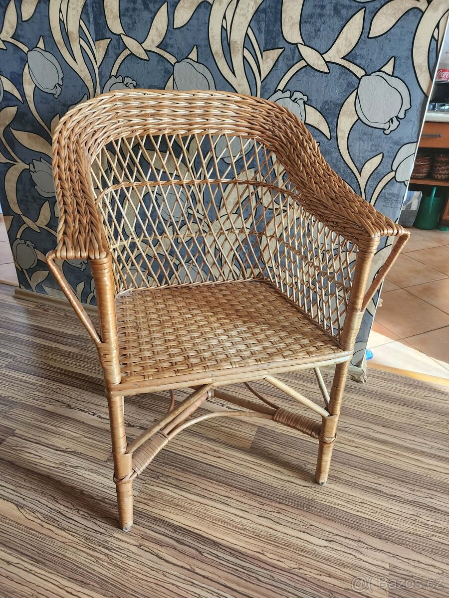 Proutěné křeslo - 5