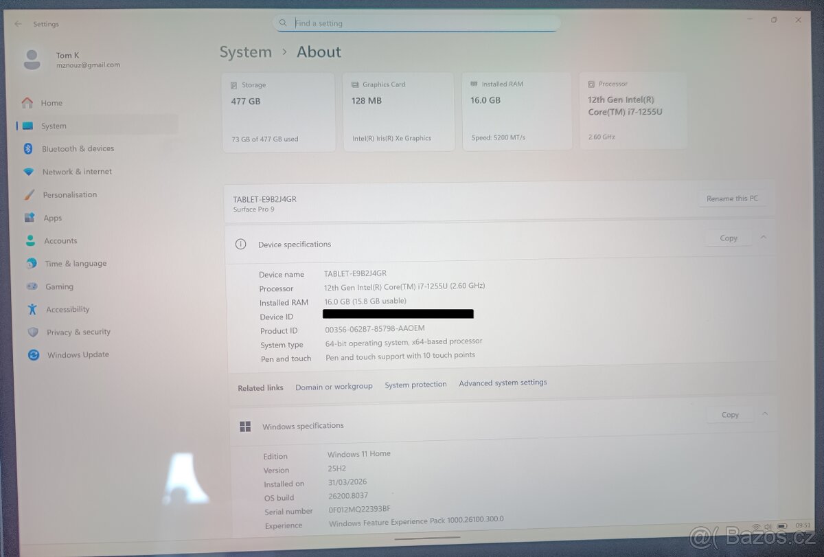 Jako nový Microsoft Surface Pro 9 - 5