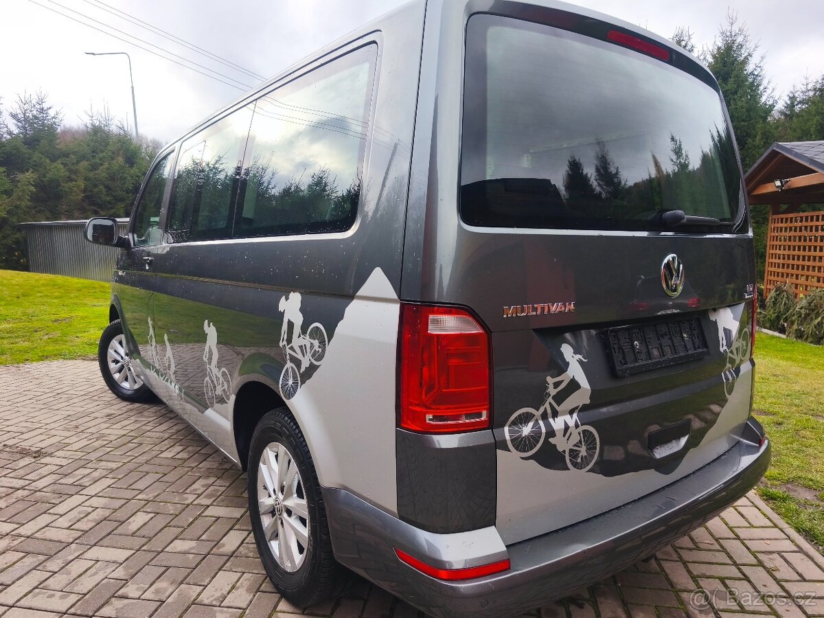 VW MULTIVAN T6 2.0TDI 110kW-1MAJITEL-SERVIS-PERFEKTNÍ STAV - 5