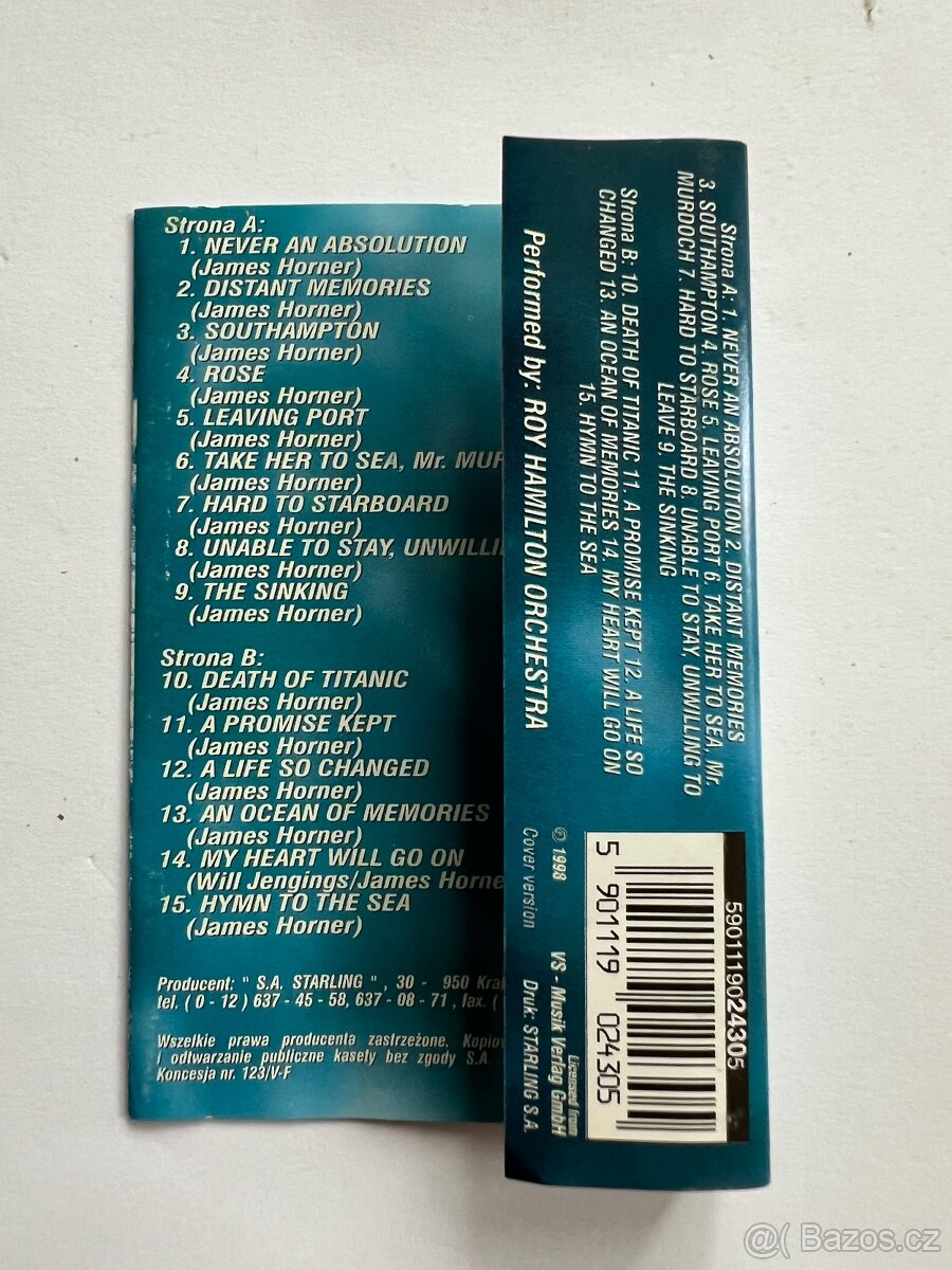 Titanic - MC kazeta rok 1998 - 5