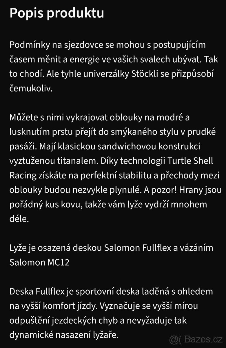 Lyže STOCKLI Laser CX, 177cm. - 5