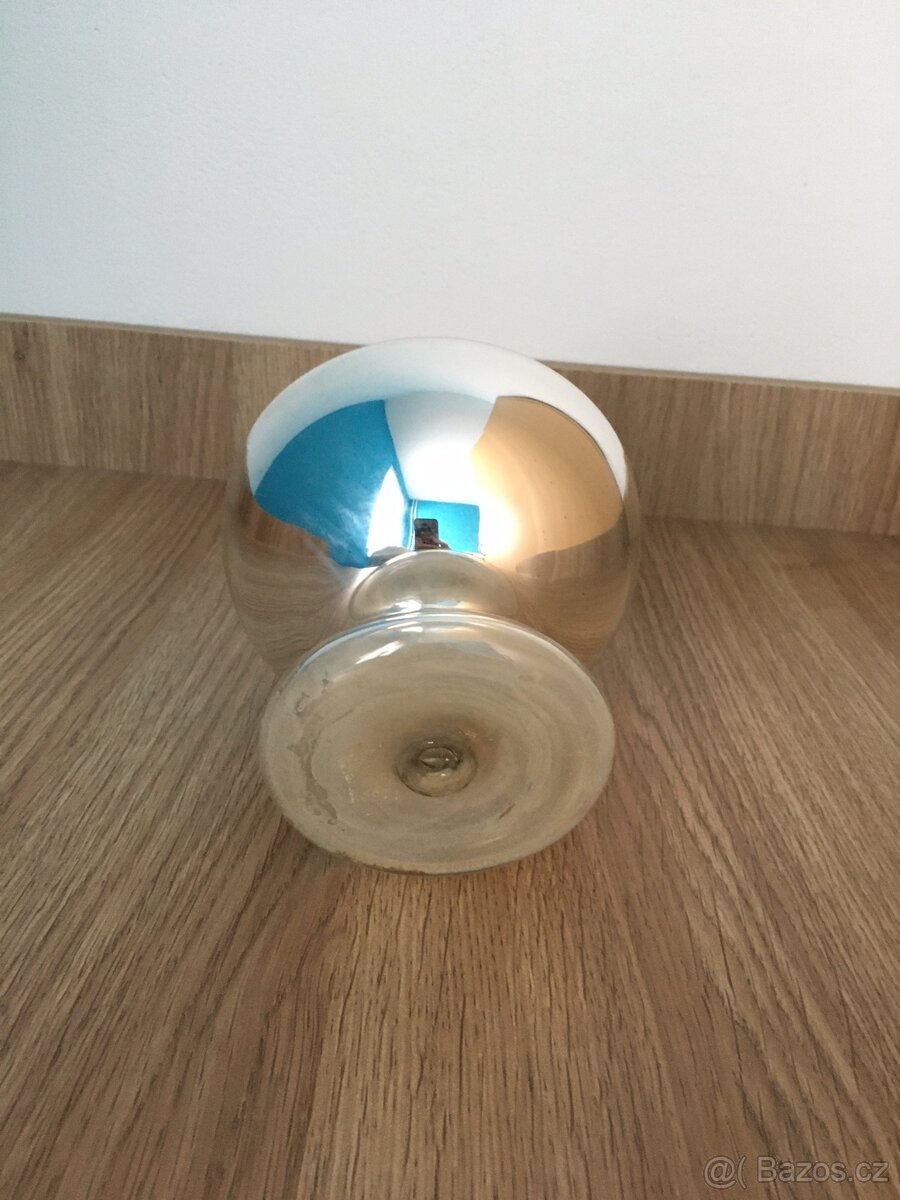 Stříbřené sklo - tzv. selské stříbro - 5