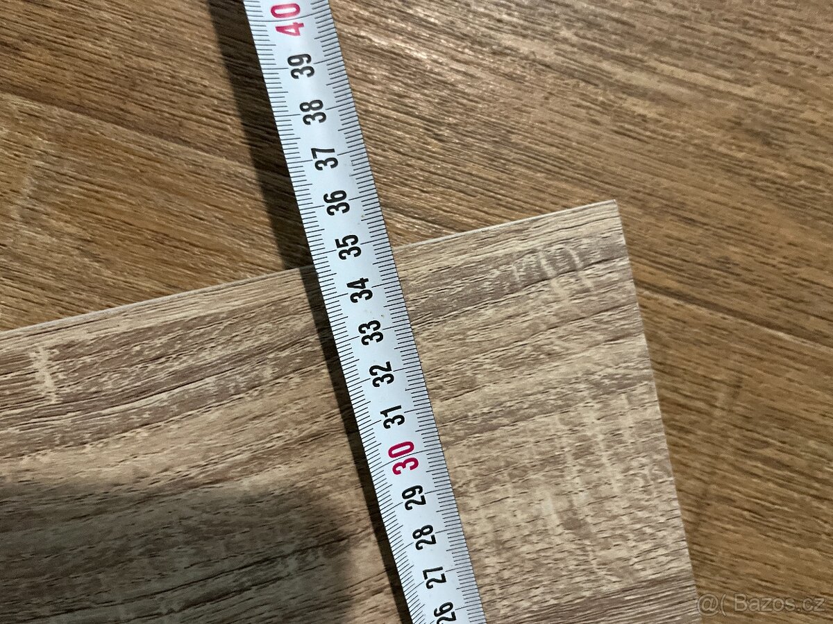 6 kusů polic barva dub sonoma - 5