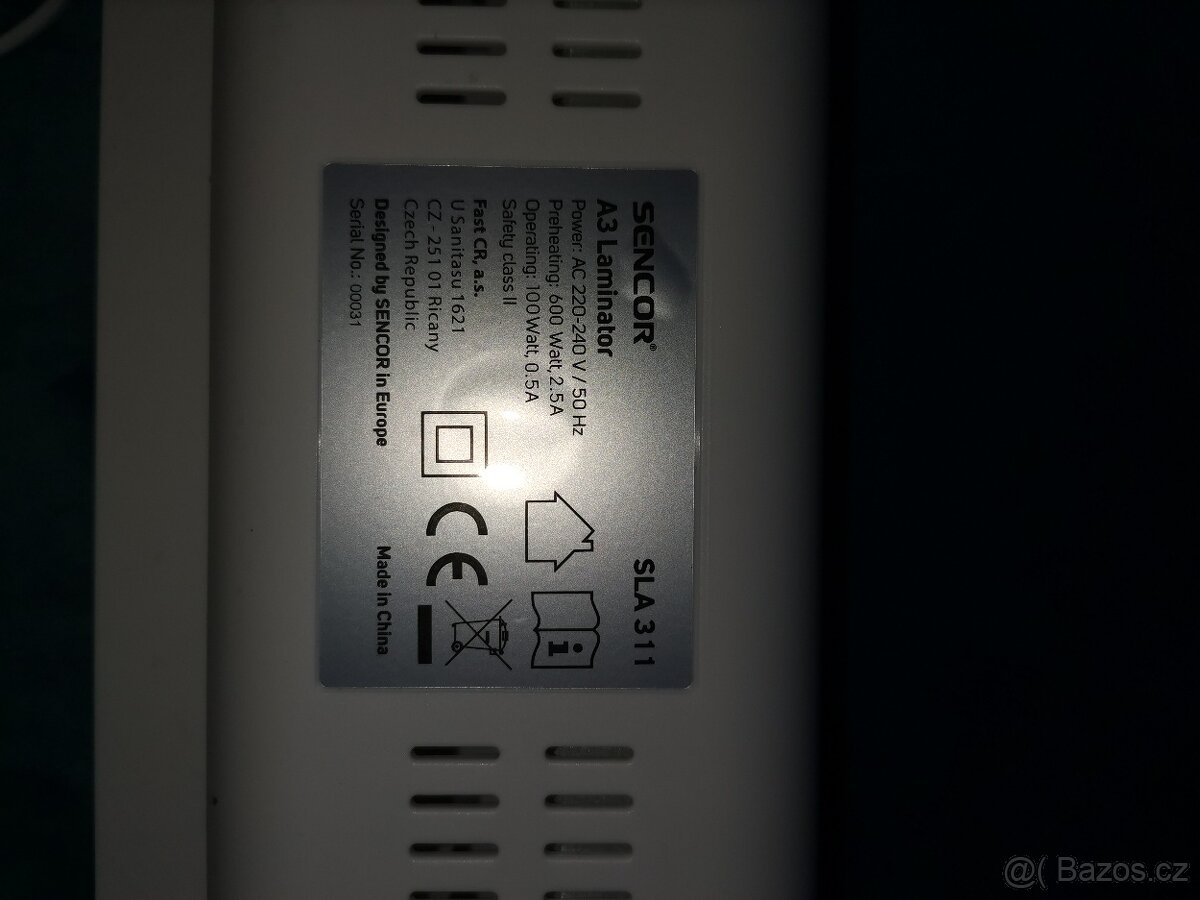 Laminator Sencor SLA311/A3/ - 5