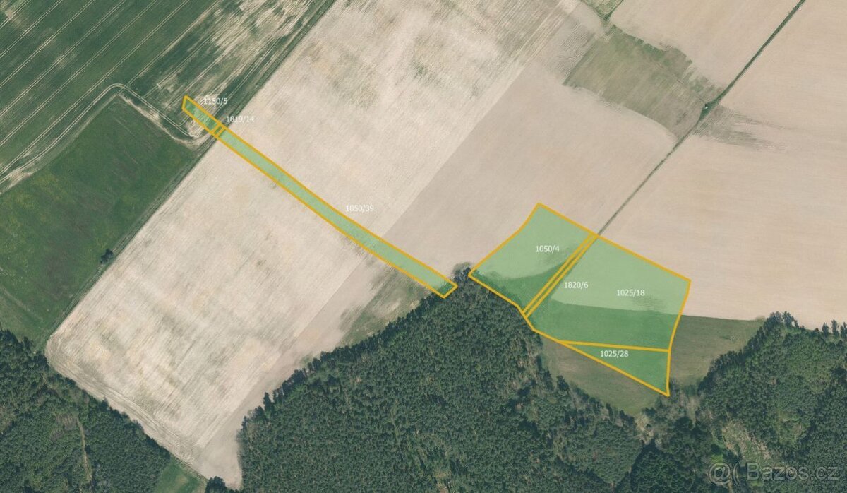 Zemědělská půda, prodej, Vlastiboř, Tábor - 5