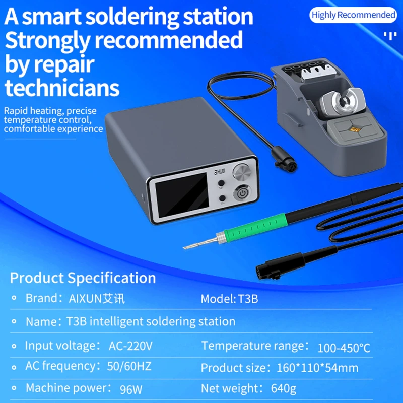 AIXUN T3B Pájecí stanice + všechny pera a hroty T115 & T210 - 5