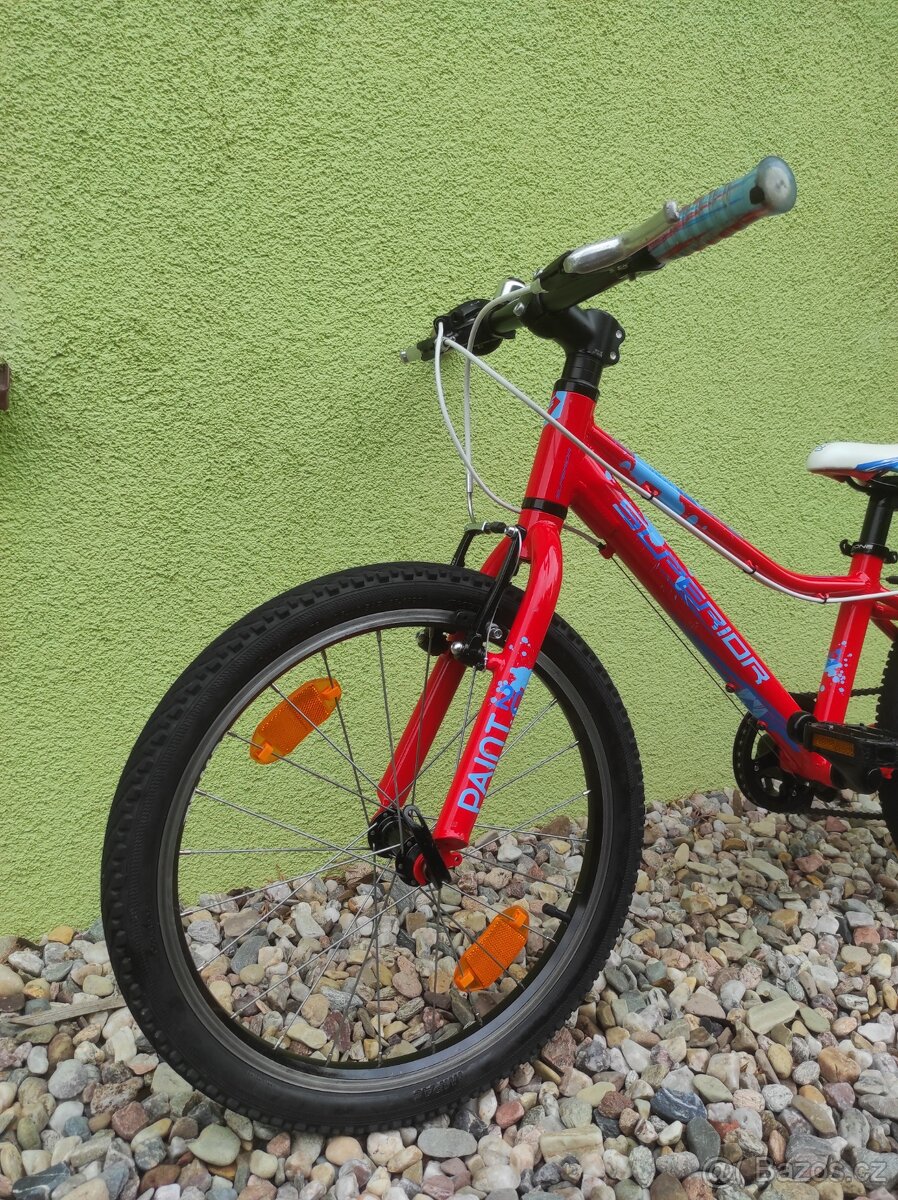 Značkové dětské kolo Superior 20 "(červená/modrá) - 5
