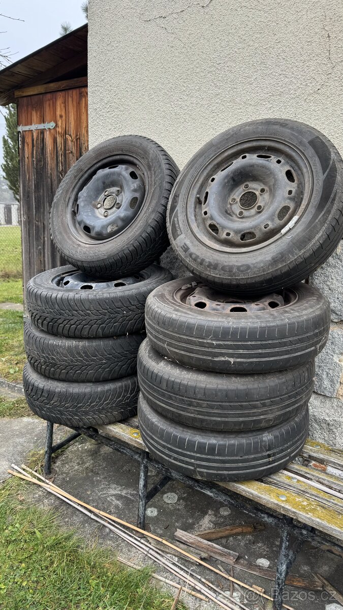 Fabia, Kola, gumy, pneu, zimní, letní, Fabia 1, ocelový disk - 5