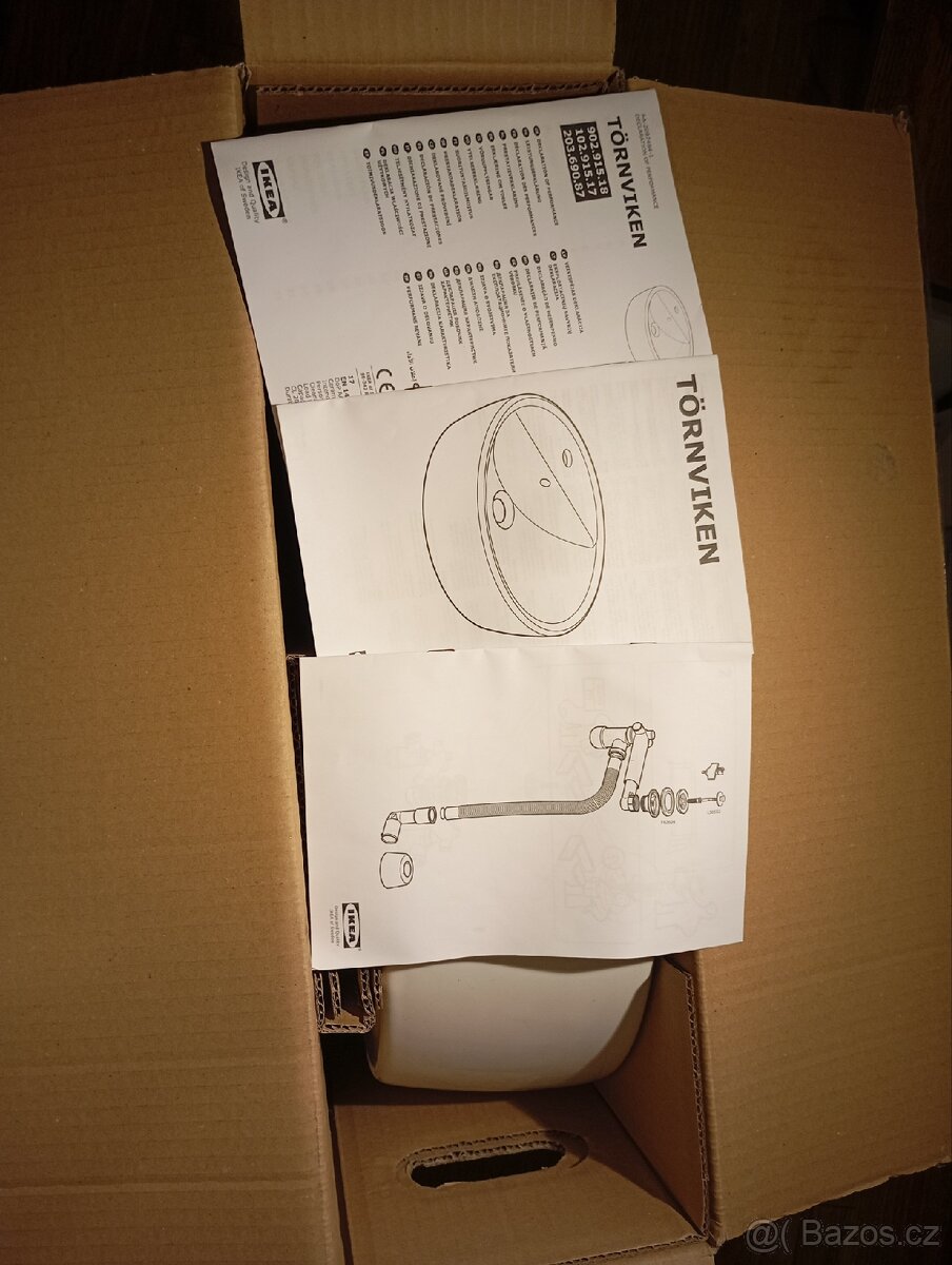 Keramické umyvadlo IKEA Tornvik - 5