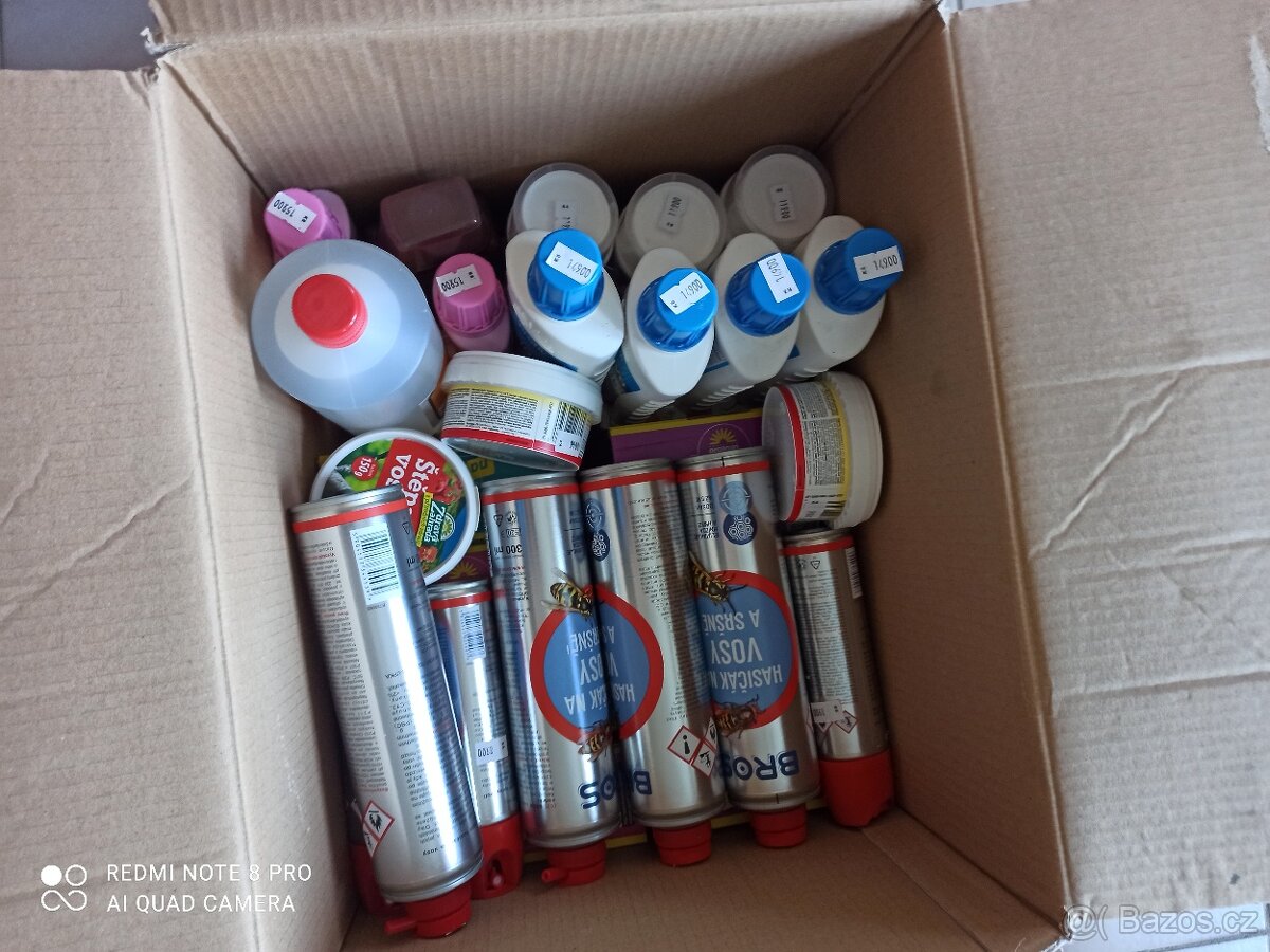 Mix zboží zahrada, hnojiva + plastové truhlíky - prodej po k - 5