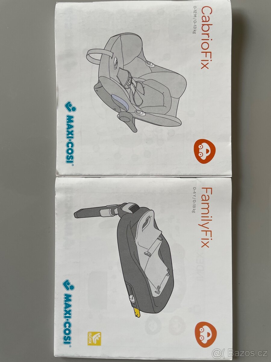 Autosedacka vajicko Cabriofix +Isofix zakladna - 5