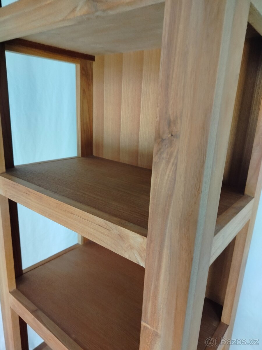 Knihovna - vitrína TEAK - 5