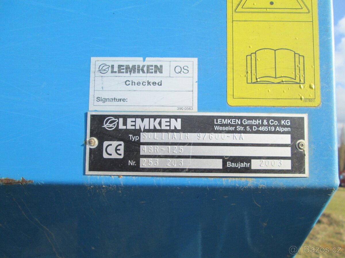 Secí stroj Lemken Solitair 9 - 5
