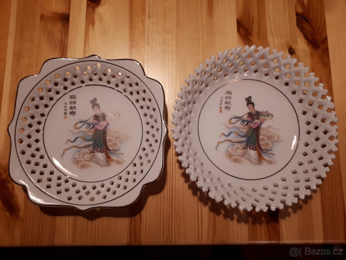 Starožitné čínské a české talíře - 5