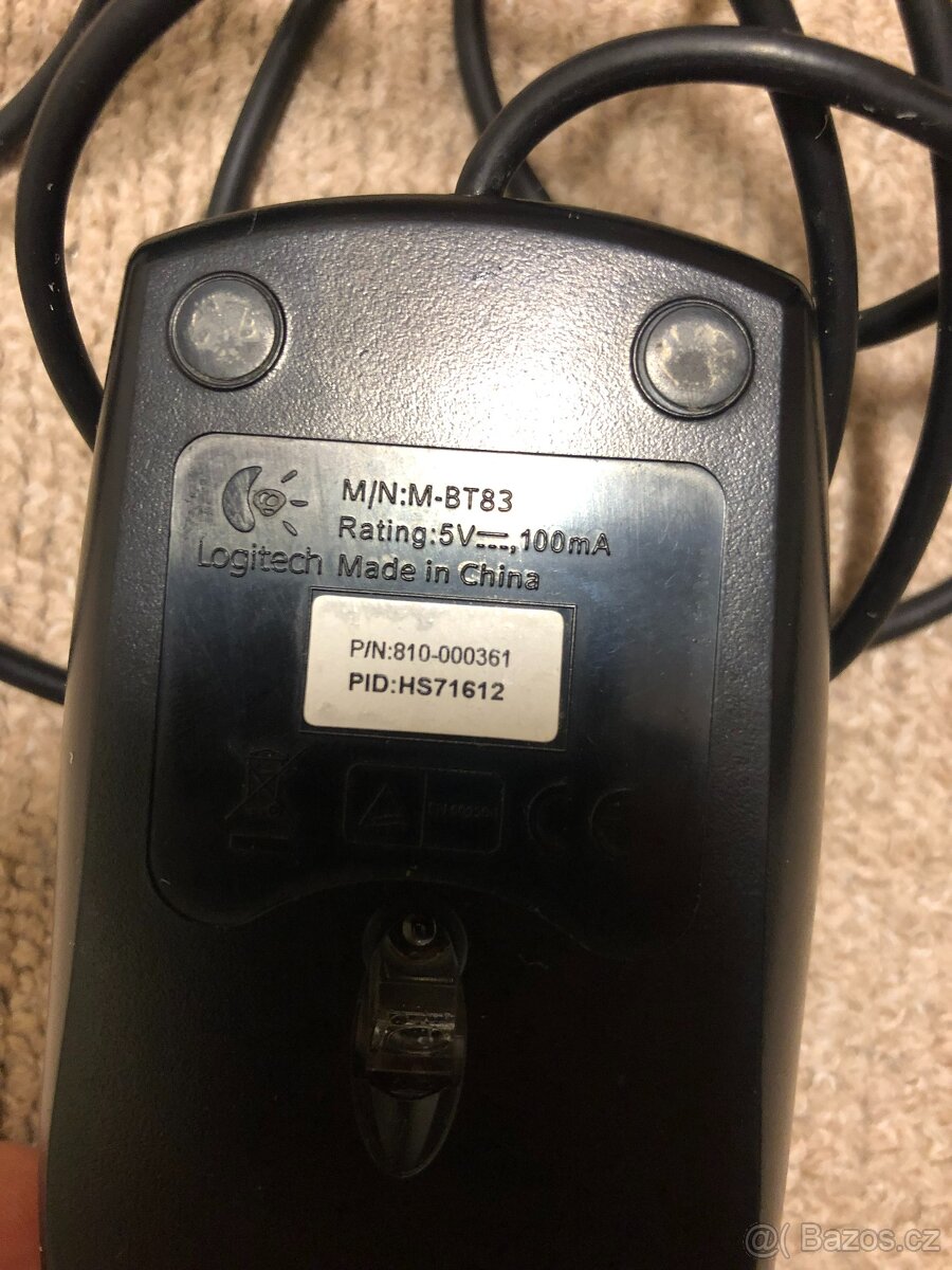 Logitech M‑BT83 – drátová optická myš (USB) - 5
