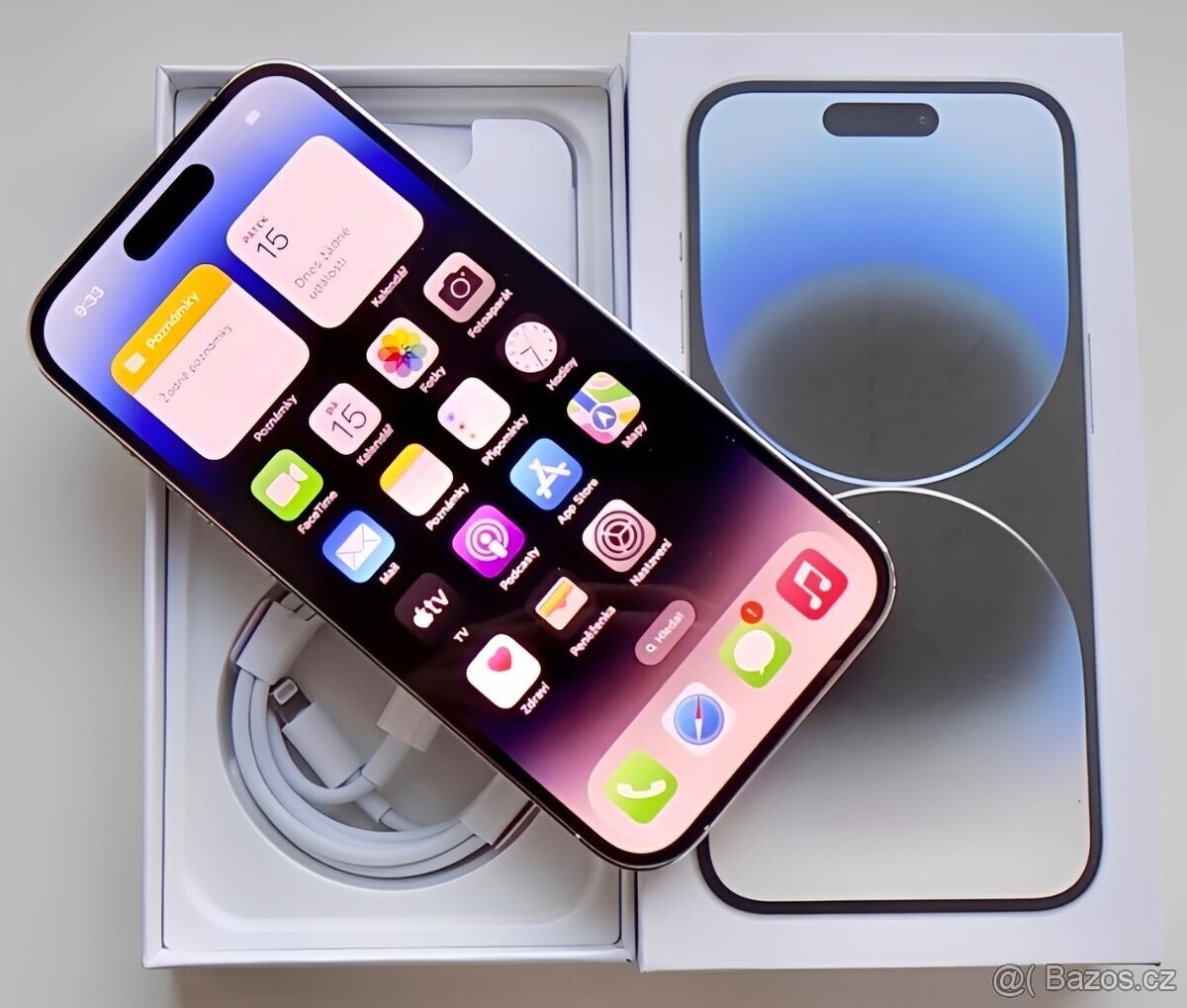 Apple iPhone 14 Pro 128GB Silver - Top stav - 5