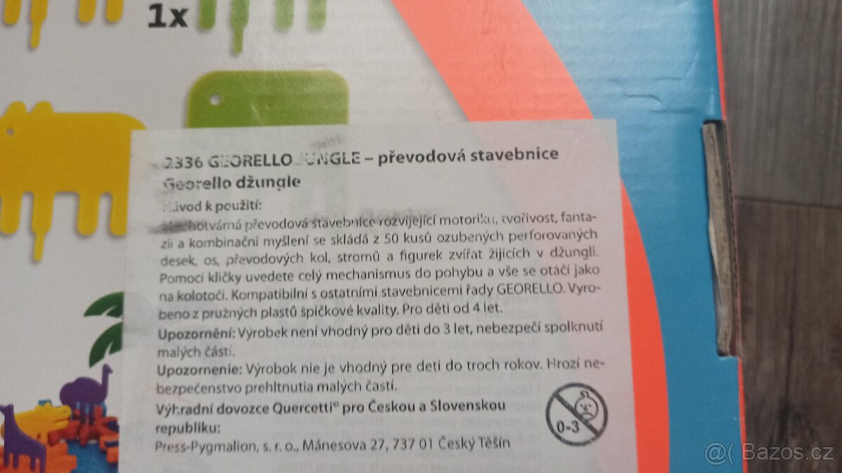 Převodová stavebnice Georello Jungle zn.Quercetti - 5