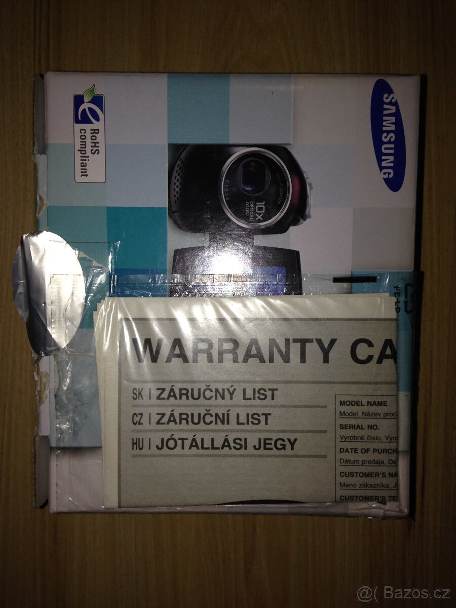 Profesionální - Miniaturní kamera SAMSUNG - NOVÁ - 5