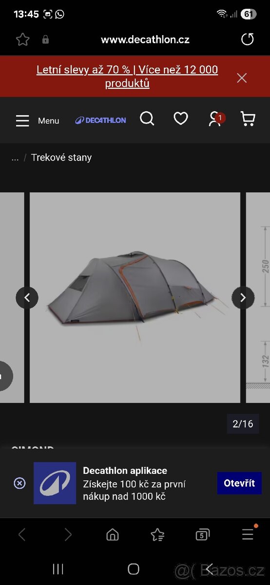 NOVÝ stan MT 900 UL, pro 4 osoby - 5