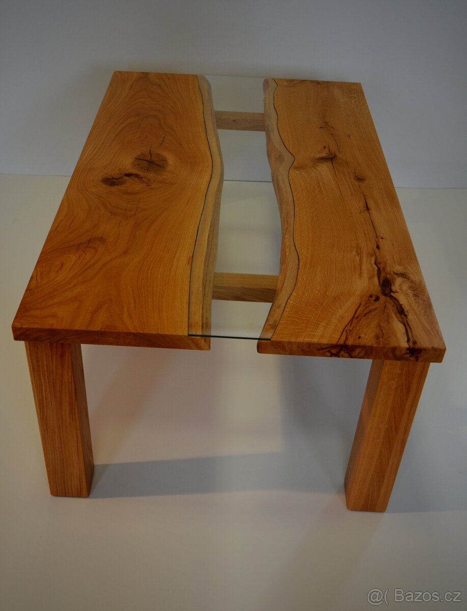 NOVÝ Konferenční stůl - dub - 5