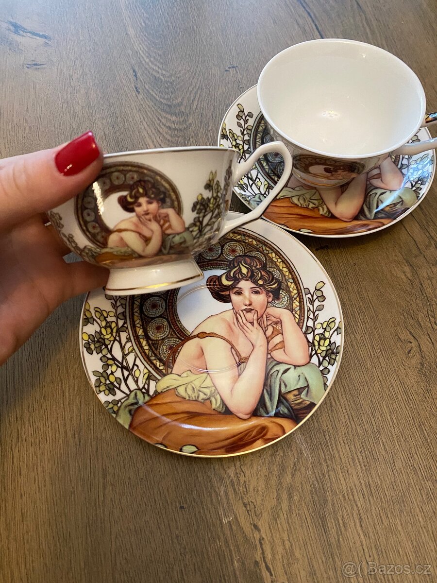 Porcelánové šálky a podšálky - 5