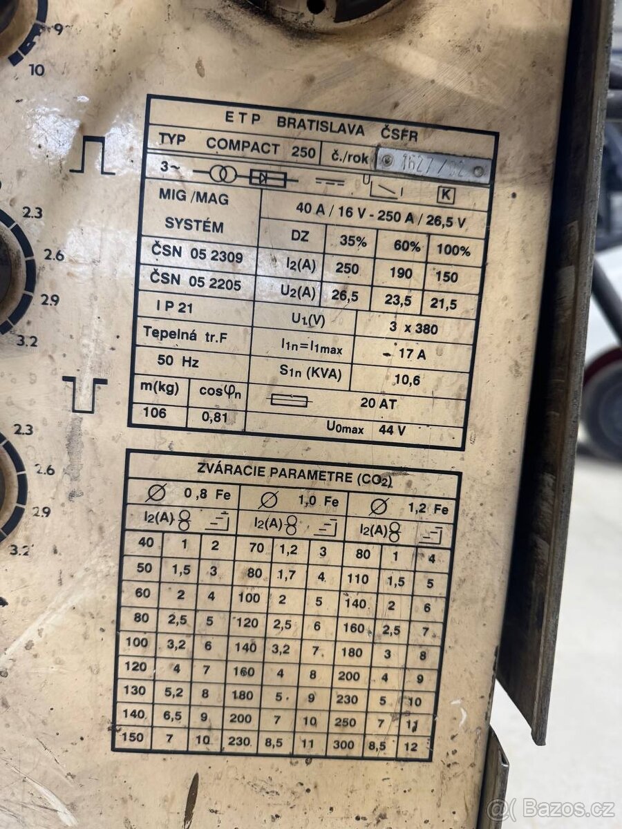 Svářečka CO2 - Compact 160 , Compact 230, Compact 250 - 5